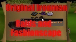 'Bank Was Made. Also Fashionscape | OSRS Iron Man Progress'