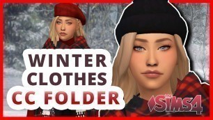'WINTER CLOTHES PACK FEMALE- CC FOLDER The Sims 4: MODS FREE DOWNLOAD'