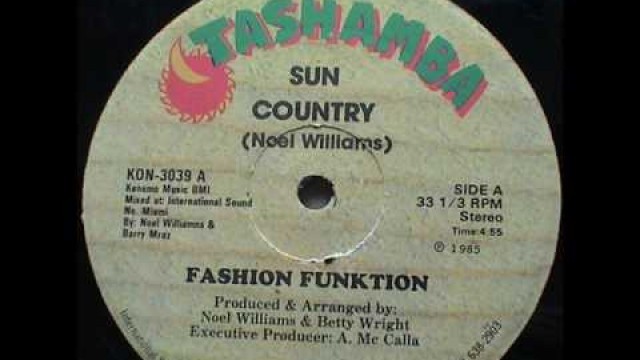 'Fashion Funktion - Sun Country (Tashamba-Konduko-1985)'