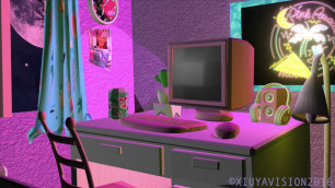 '[Vaporwave] Moon Dreams [3D 80s Animation]'