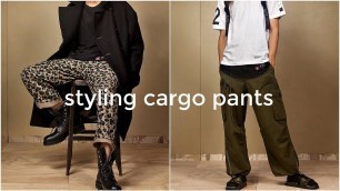'HOW TO STYLE CARGO PANTS | 5 Outfit Ideas | Streetwear Lookbook| Daniel Simmons'