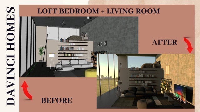 'home decorating ideas small living room diy ( living room & loft bedroom).'