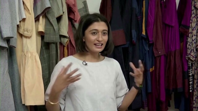 'Indian designer finds sustainable way to high fashion'