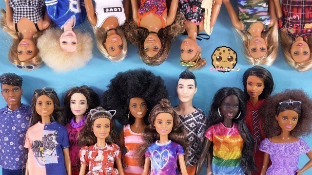 'Giant Barbie Doll Haul ! Box of Tall, Petite, Curvy, Ken Fashionistas Dolls'