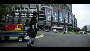 'FASHION GAME ARRIVAL | Cam Newton arrives to Bank of America Stadium in style | 2018'