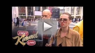 'Jimmy Kimmel Makes a Fool Out of New York Fashion Week Attendees'