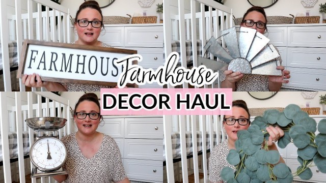 'FARMHOUSE DECOR HAUL 2020 | COZY COTTAGE HOME DECOR'