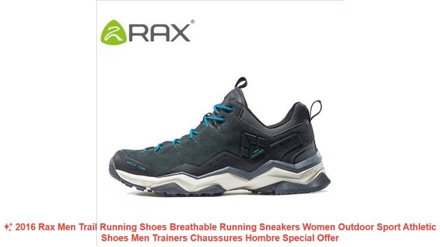 '✨ 2016 Rax Men Trail Running Shoes Breathable Running Sneakers Women O'