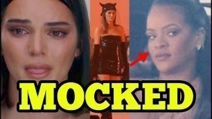 'RIHANNA\'S REACTION OF KENDALL JENNER CAT WALKING GOES VIRAL. KENDALL MOCKED BAD. I\'M SCREAMING'