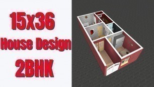 '16×36 West face 3D house Design Plan Detail || 50 Gaj House Design'