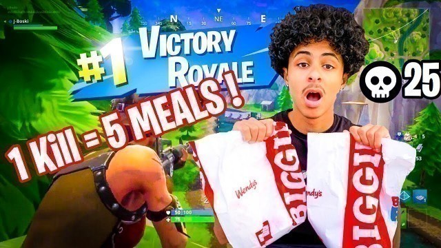 '1 Kill = 5 Meals To The Homeless - Fortnite Battle Royale'