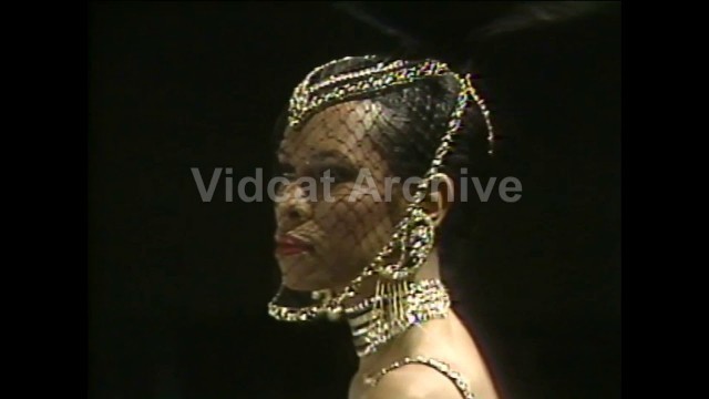 'Bob Mackie fall 1985 Fashion Show Stock Footage'