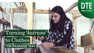 'Upcycling textile waste to high fashion through traditional Indian handloom'