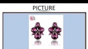 'Fashion crystal Women Earrings Opal Stone Stud Earrings Christmas Party 2016 Brand New Eleg'