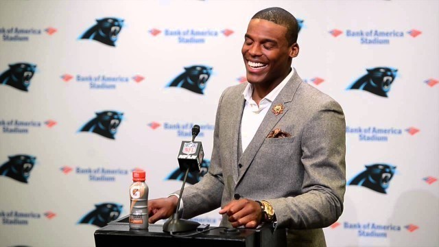 'Cam Newton details his block on Chicago Bears Lance Briggs'