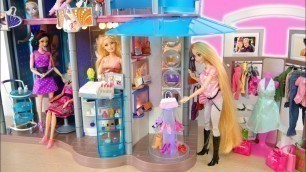 'Amazing Barbie Doll Shopping Mall Set up! Pusat belanja boneka Barbie Puppe Einkaufszentrum'
