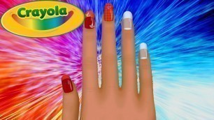 'Crayola Nail Party TV Show - A Nail Salon Experience (NEW Nail Decoration Game for Girls)'