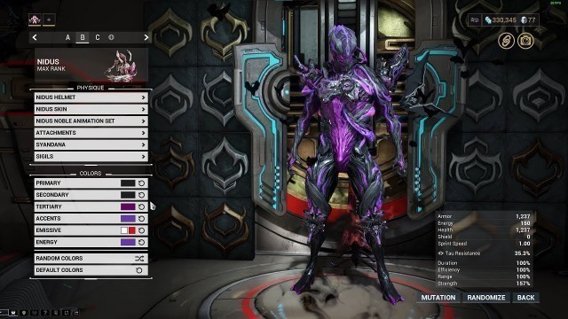 'Nidus Fashion Frame (Warframe)'