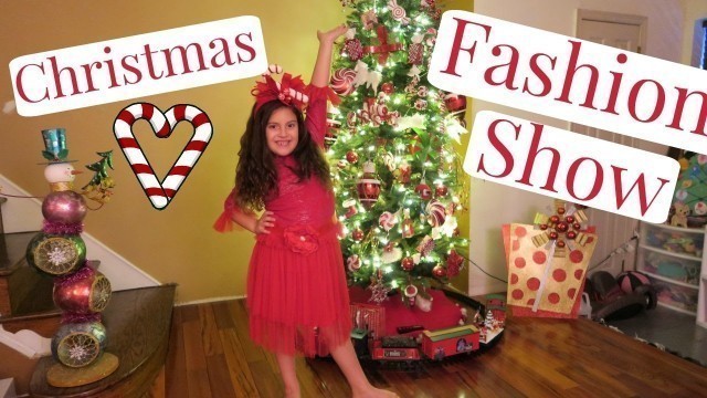 'CHRISTMAS FASHION SHOW!