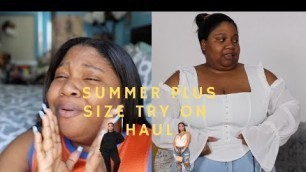 'Summer Plus Size Clothing Try On Haul| Fashion Nova Curve, Forever 21+, Coach, and More!'