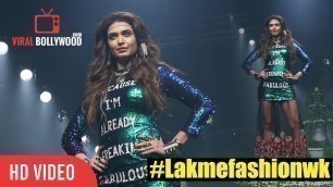 'Karishma Tanna Ramp Walk | Lakme Fashion Week Summer Resort 2017 Day 03  | #Lakmefashionwk'