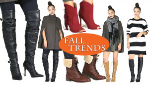 'Fall Fashion 2015 Trends & Boots!  Fall Fashion Haul'